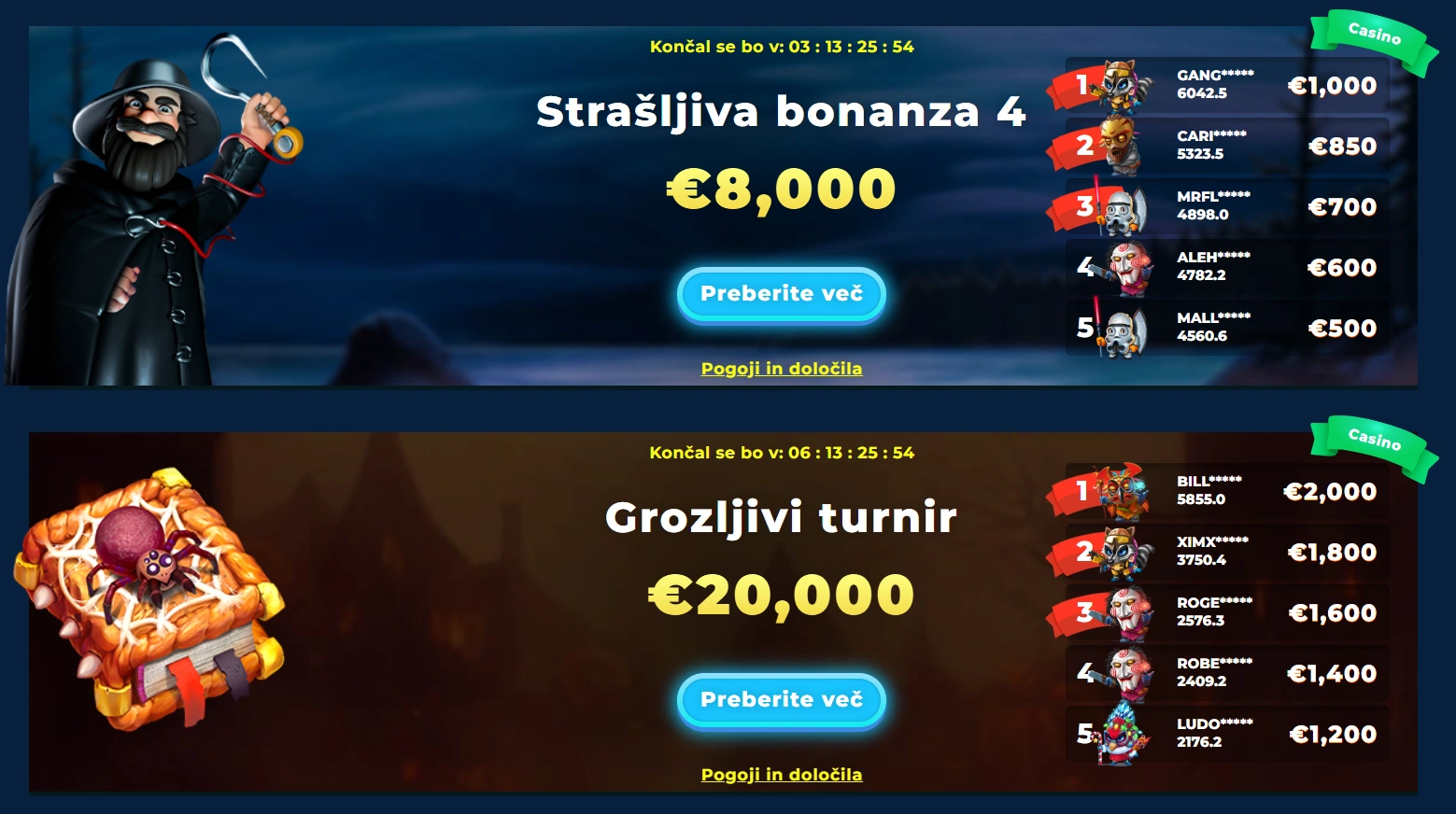 Wazamba Turnirji